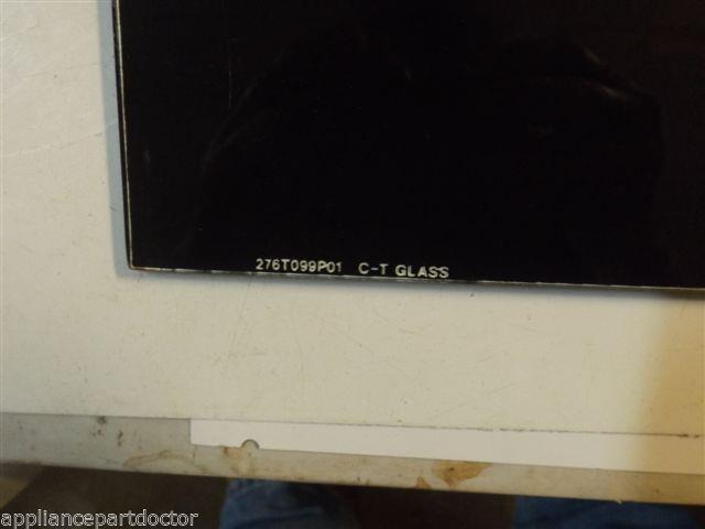 FRIGIDAIRE/TAPPAN STOVE 276T099P01 276T099P05 OUTER DOOR GLASS used FRIGIDAIRE/TAPPAN STOVE 276T099P01 276T099P05 OUTER DOOR GLASS used